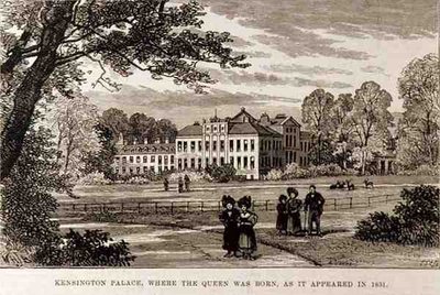 Kensington Palace, where the Queen was Born, as it Appeared in 1831 by English School